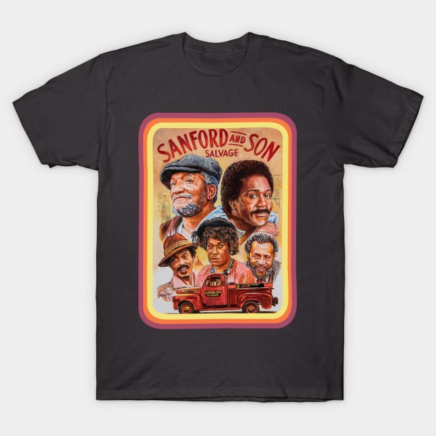 Sanford and Son Art T-Shirt by Chris Hoffman Art